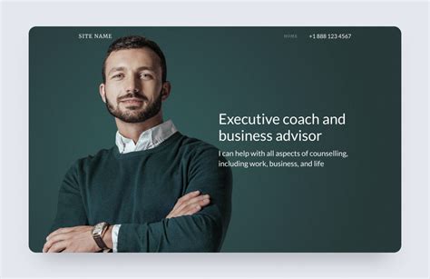 life coaching website template.